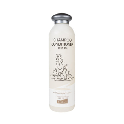 Hundeshampoo und Spülung – Umweltfreundlich – Greenfields – 270 ml