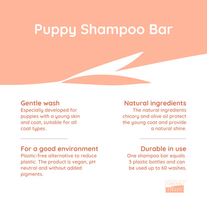 Puppy Shampoo Bar - Natuurlijk - Plasticvrij