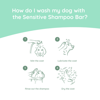 Honden Shampoo Bar - Gevoelige Huid - Plasticvrij