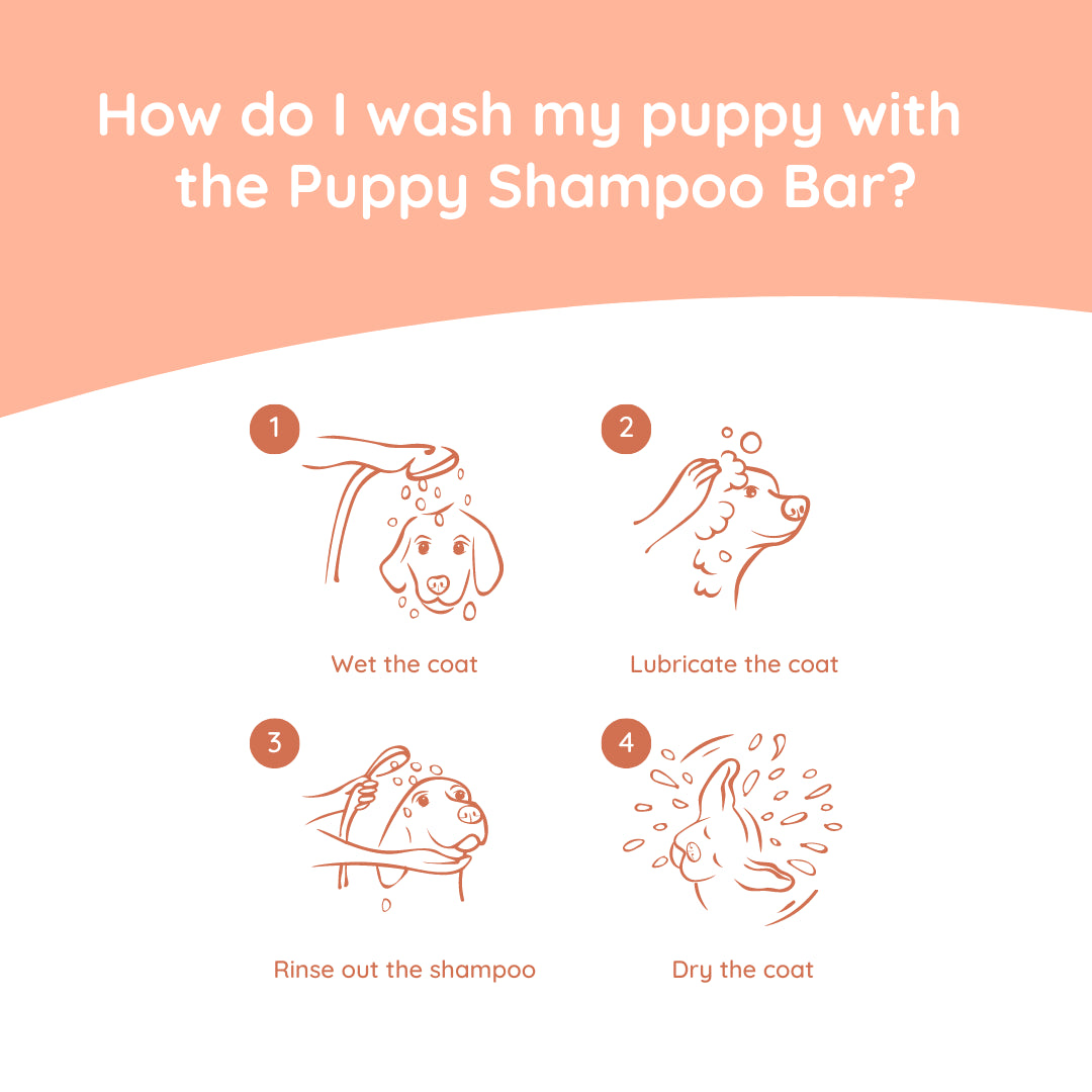 Puppy Shampoo Bar - Natuurlijk - Plasticvrij